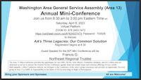 Area 13 (WAGSA) Annual Mini Conference flyer